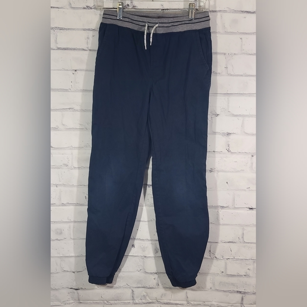 Cat & Jack boys pull on navy joggers, sz 16